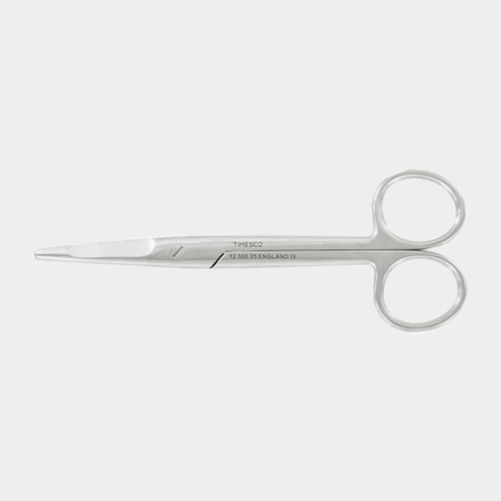 Mayo Scissors Dished Straight BL/BL (14cm)