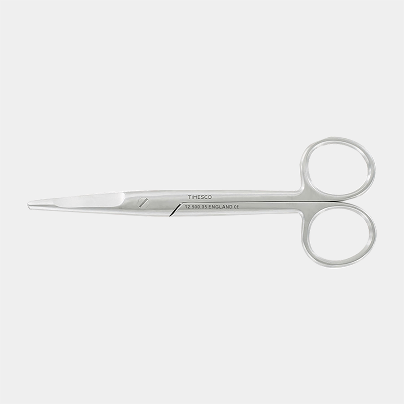 Mayo Scissors Dished Straight BL/BL (14cm)